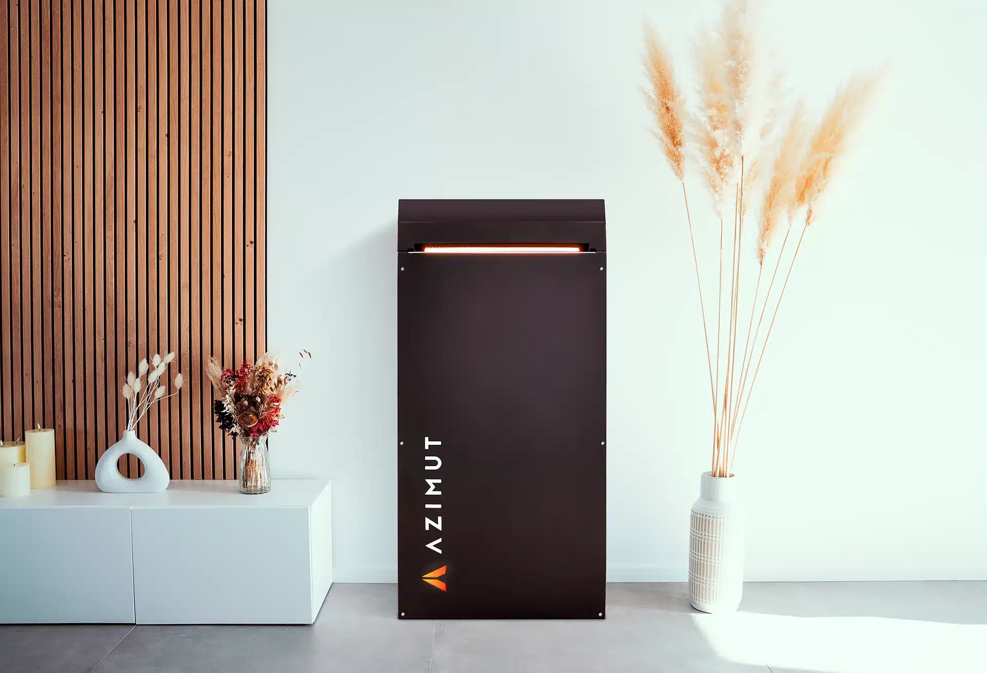 Batterie Azimut Energy installée dans un séjour